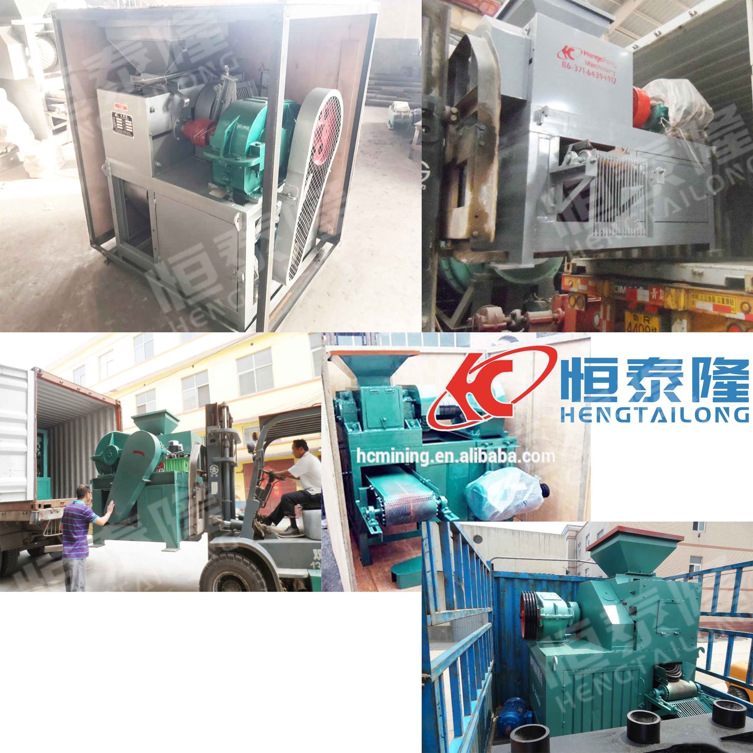 Pillow Shape BBQ Charcoal Briquettes Making Machine Briket Machine