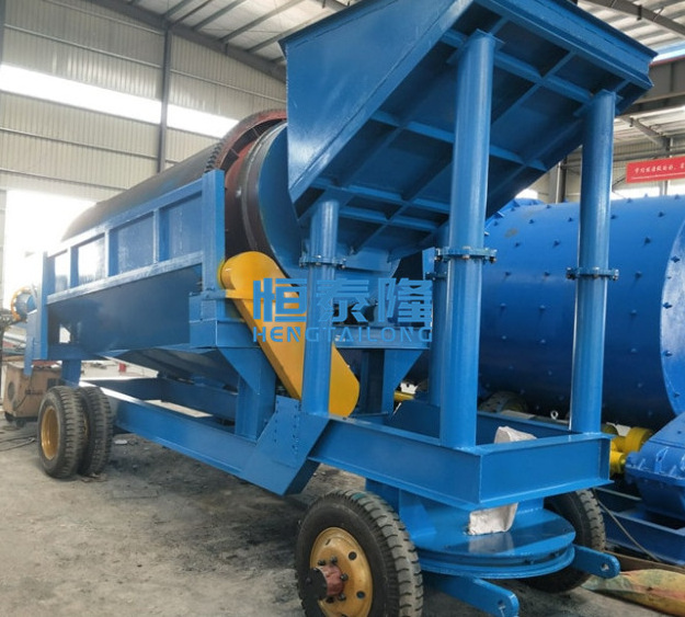 Small Scale Mobile Gold Mining Trommel Plant For Recycling gold