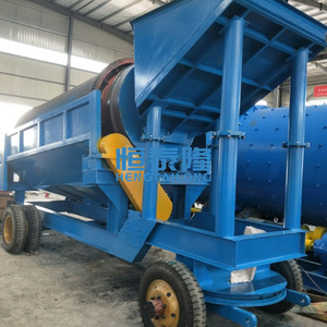 Small Scale Mobile Gold Mining Trommel Plant For Recycling gold