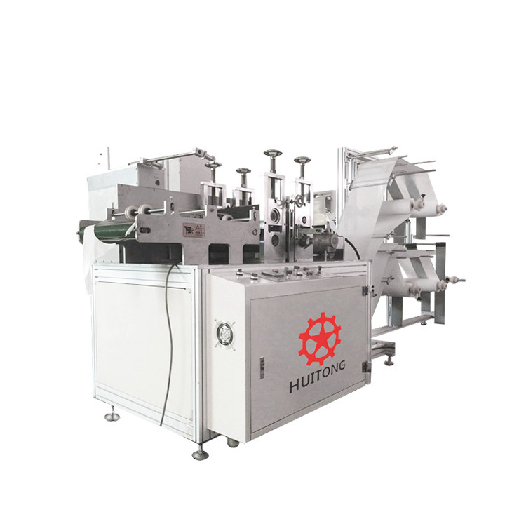 Fully Automatic Disposal Non Woven Shoe Pad Making Machine with Ultrasonic Supply in China