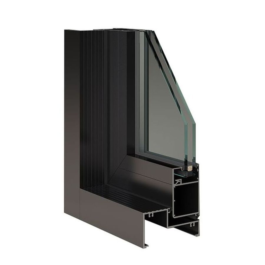 Swing Doors Exterior Aluminium Casement French Door Glass Double Panel Aluminum Waterproof Aluminum Alloy Glass Door