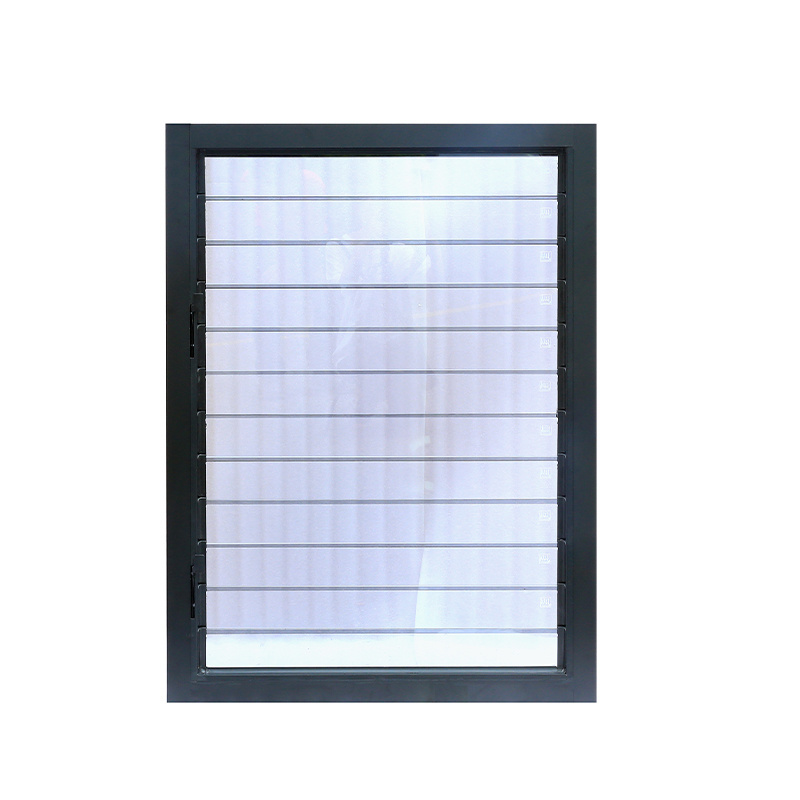 Home Office Glass Window Custom Blinds Louvers Aluminium Aluminum Frame Glass Fixed Louver Louvre Windows For House