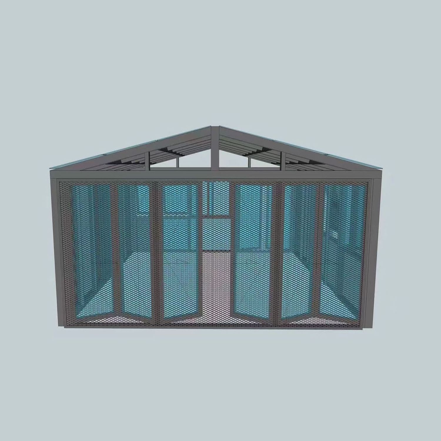 Customized Thermal-break Soundproof  Residential Sun Room Outdoor Aluminum And Glass Sunroom For Solarium