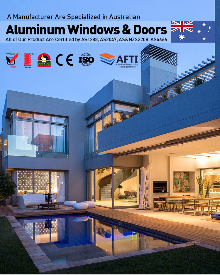 As2047 As&Nzs2208 Aluminum Flashing Accordion Glass Folding Doors Glass Patio Doors Aluminium Bifold Doors For Exterior