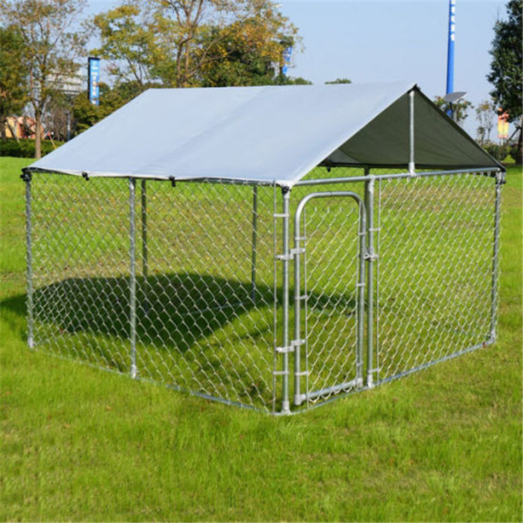 Large Size Chain Link panel Pet House Dog Kennel Cage For Sale