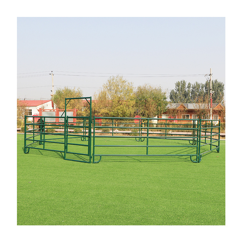 galvanized portable used horse corral  travel fence panels