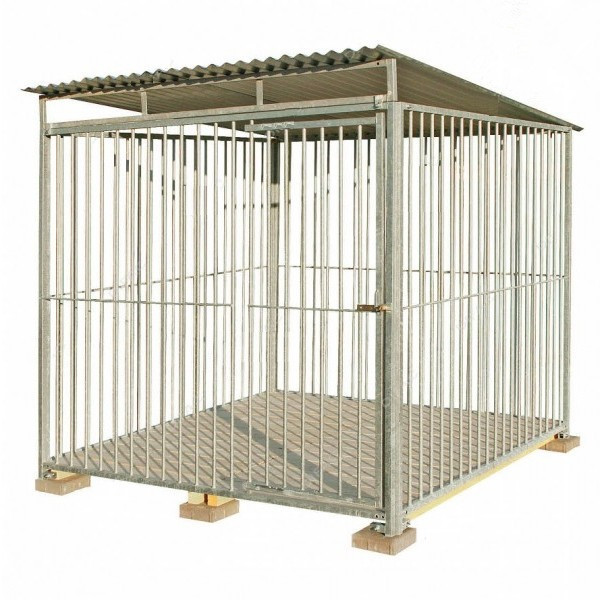 Factory price sales custom 10x10x6 quality outdoor used chain link dog kennel lowes closed top for sale Pet Run Play