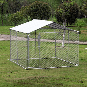 Large Size Chain Link panel Pet House Dog Kennel Cage For Sale