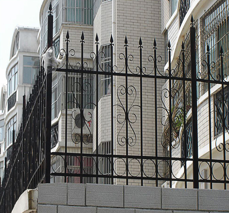 Fashion design arts and crafts iron fence balustrade for balcony and garden