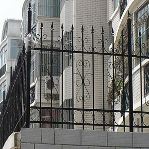 Fashion design arts and crafts iron fence balustrade for balcony and garden