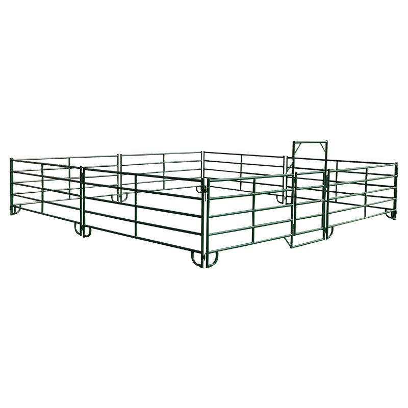 galvanized portable used horse corral  travel fence panels