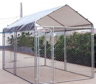 customized 10x10x6 ft quality outdoor used chain link dog kennel for sale Pet Run Play