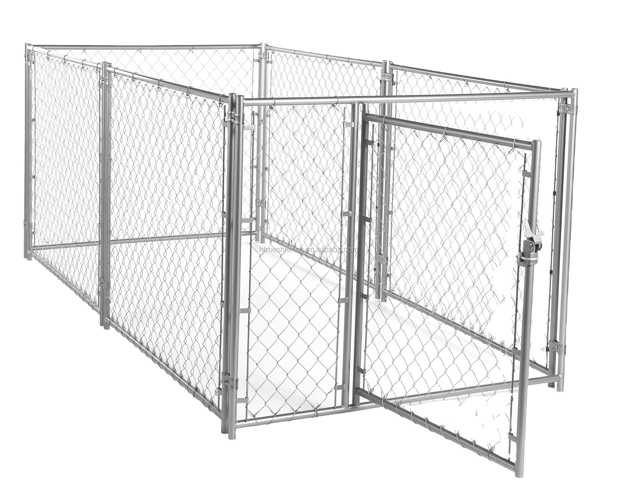 customized 10x10x6 ft quality outdoor used chain link dog kennel for sale Pet Run Play