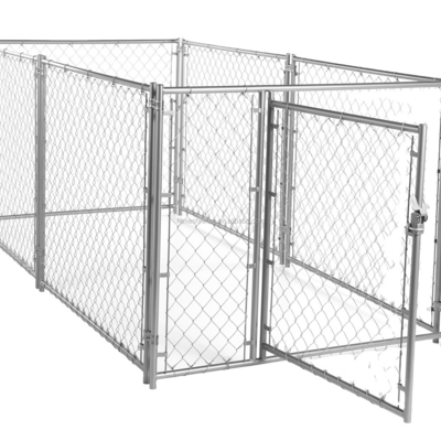 customized 10x10x6 ft quality outdoor used chain link dog kennel for sale Pet Run Play