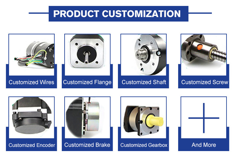 57BL03B customizable 56W High Speed Torque 24 volt dc brushless electric 48v lawn mower motor 0.8 kw 4500 rpm 24 v dc motor