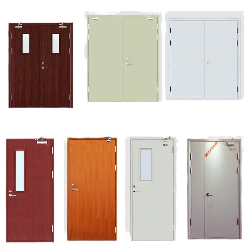 Hot Sale Commercial Building hotel used fire proof door entrance steel doors