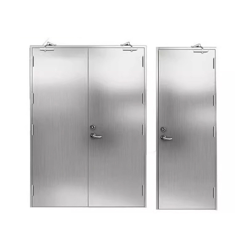 Hot Sale morden doors sound proof anti theft security steel contemporary single doors for home