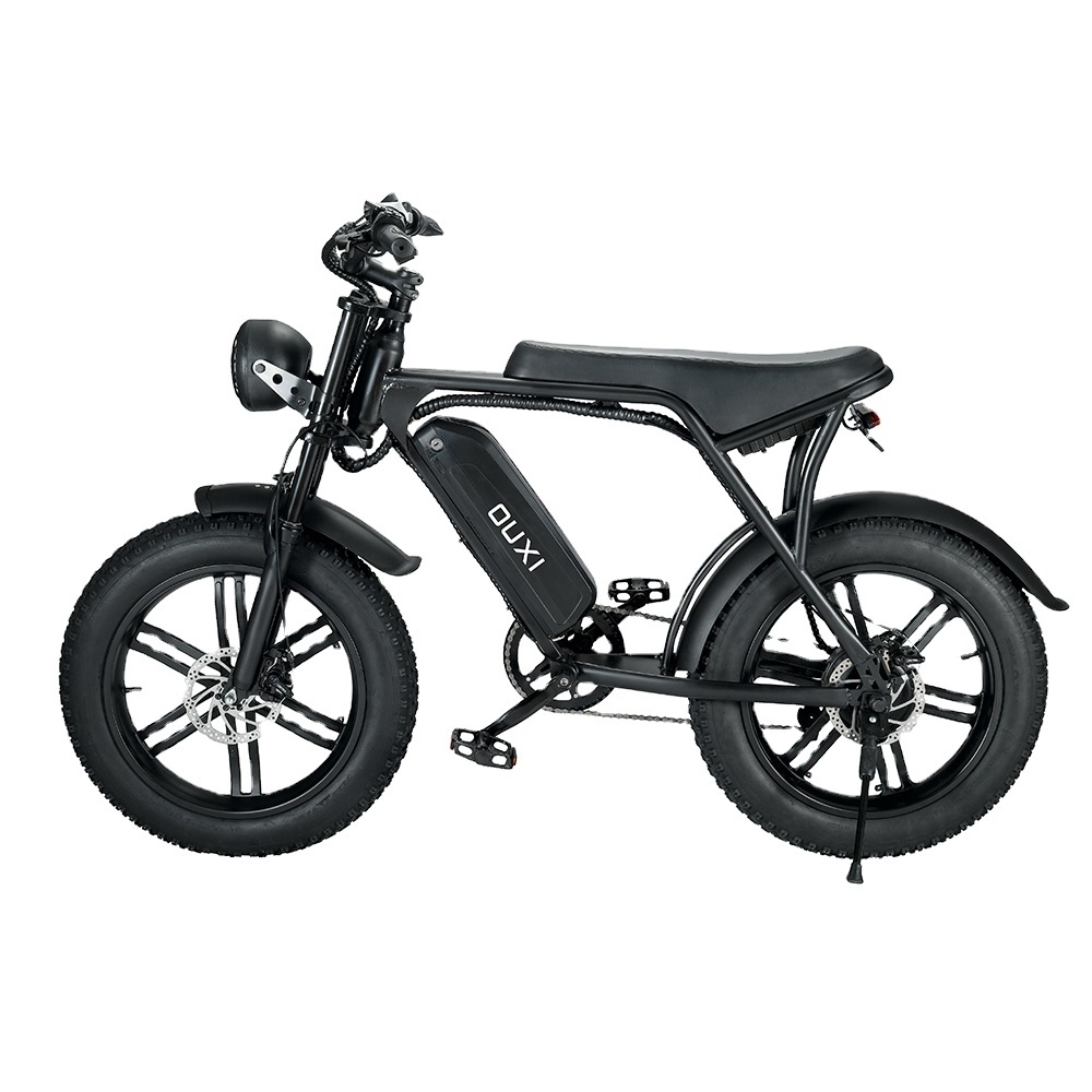 Ebike 750w Retro Chopper Fat Tire Electric Bicycles Electric Motorbike ebike electric bike