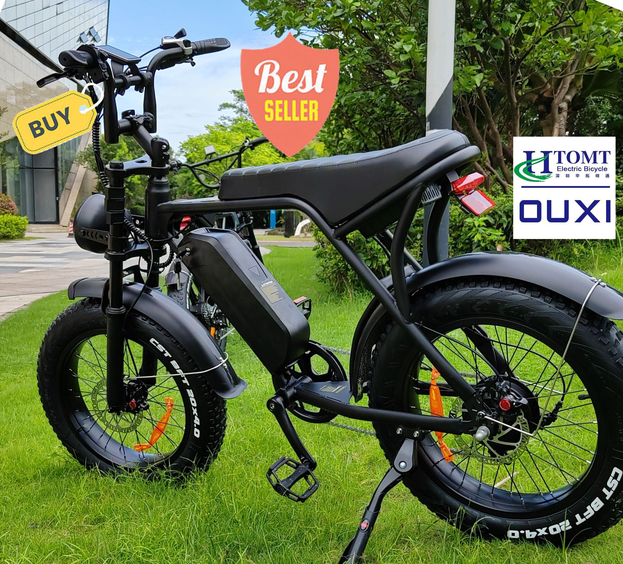 Off-road Fat Tire Bicycle Sand bike Beach land cruiser 20inch 1000w electric bike ouxi v8 E bicycle