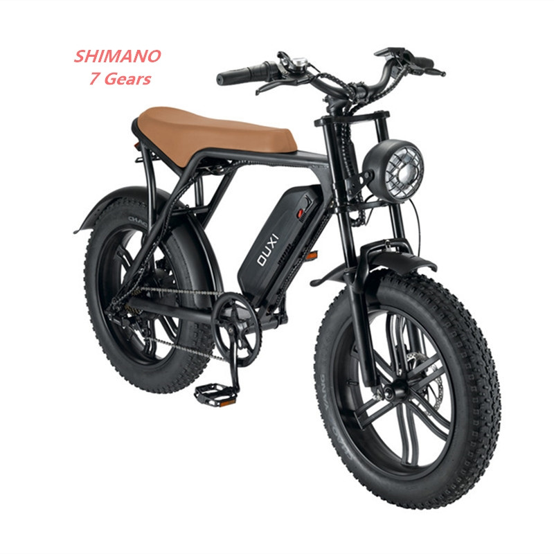 HTOMT OUXI V8 Cheap Price 48V 1000W Ebike Fat Tire Electric MTB Mountain/Snow/Dirt Bike For Sale