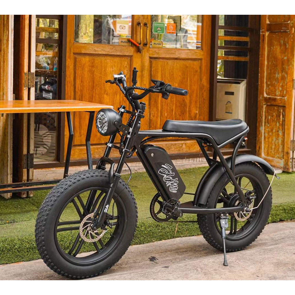 OUXI V8 48V 750W 20 Inch 40 Mph US EU Warehouse Full Suspension Fat Tire E Bike Ebike Fatbike Electric Bicycle