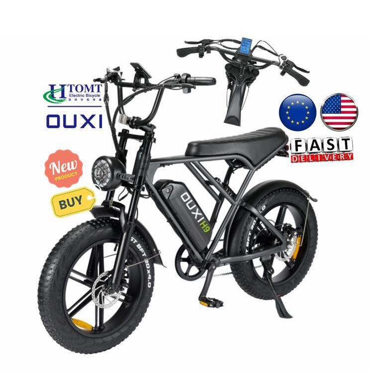 OUXI H9 OUXI v8 Powerful Ebike Removable Lithium Battery fatbike 250w US warehouse EU warehouse