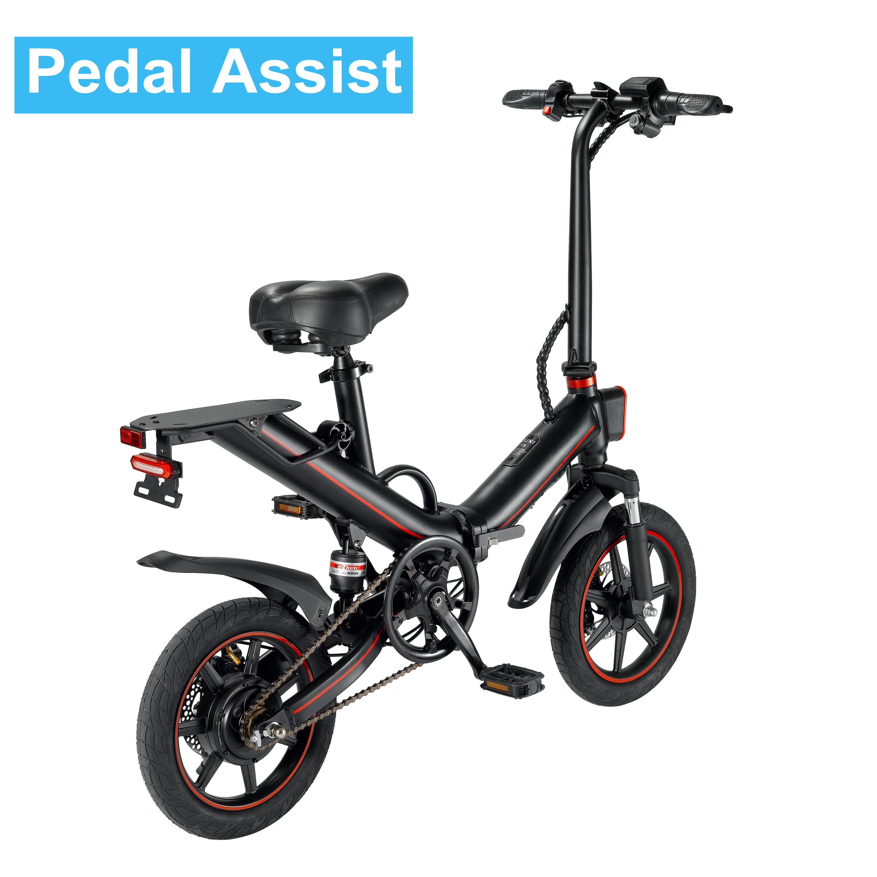 OUXI V5 folding bicicleta eletrica 14 inch wheel 500W motor 15AH battery electric bicycle electric bike EU USA warehouse