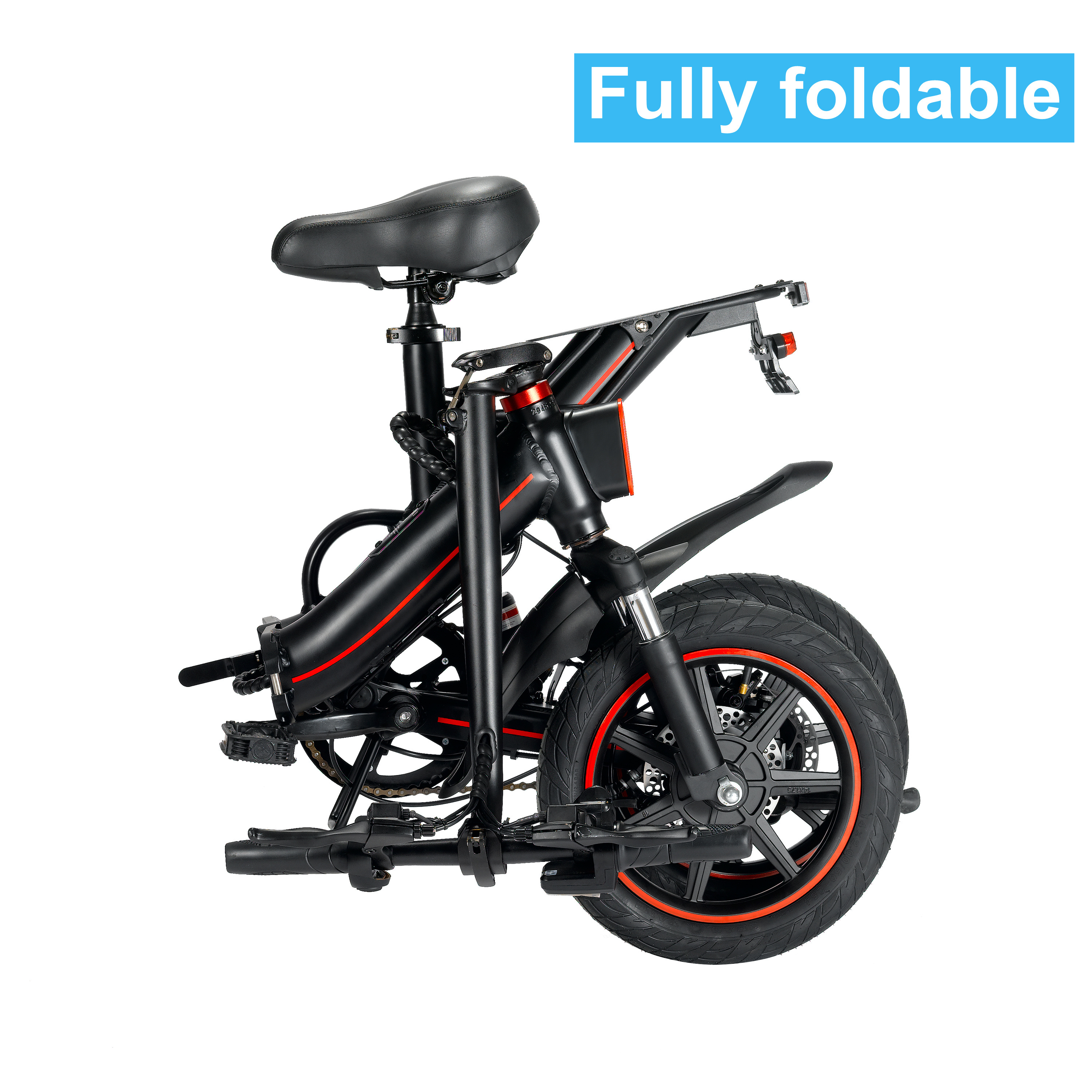 OUXI V5 folding bicicleta eletrica 14 inch wheel 500W motor 15AH battery electric bicycle electric bike EU USA warehouse