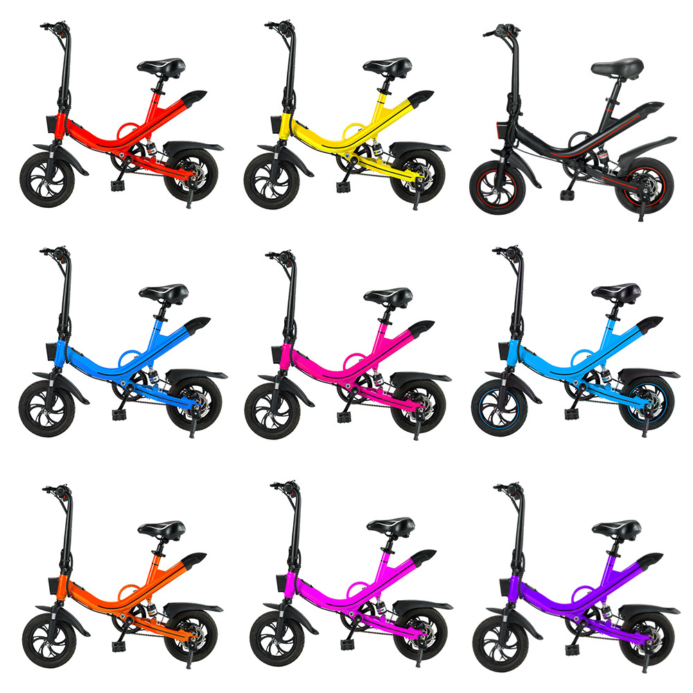 warehouse eu stock 14 inch wheel mini bicicleta pocket rocket electric bike folding electric bike best seller