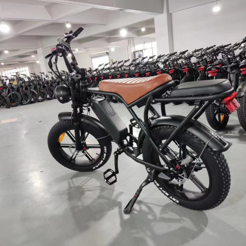 OUXI V8 New style 20inch fat tyre electric bike 48v 750w 48v 1500w high power e-bike two big wheels fat tyre ebike