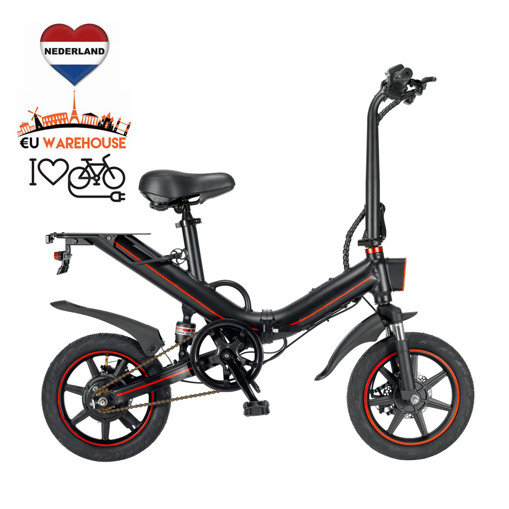 OUXI V6 V5 NIUBILITY B-14 Hidden Battery Fat Tire Electric Pocket Bike 500w Folding Ebike 16 Inch