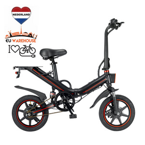 OUXI V6 V5 NIUBILITY B-14 Hidden Battery Fat Tire Electric Pocket Bike 500w Folding Ebike 16 Inch