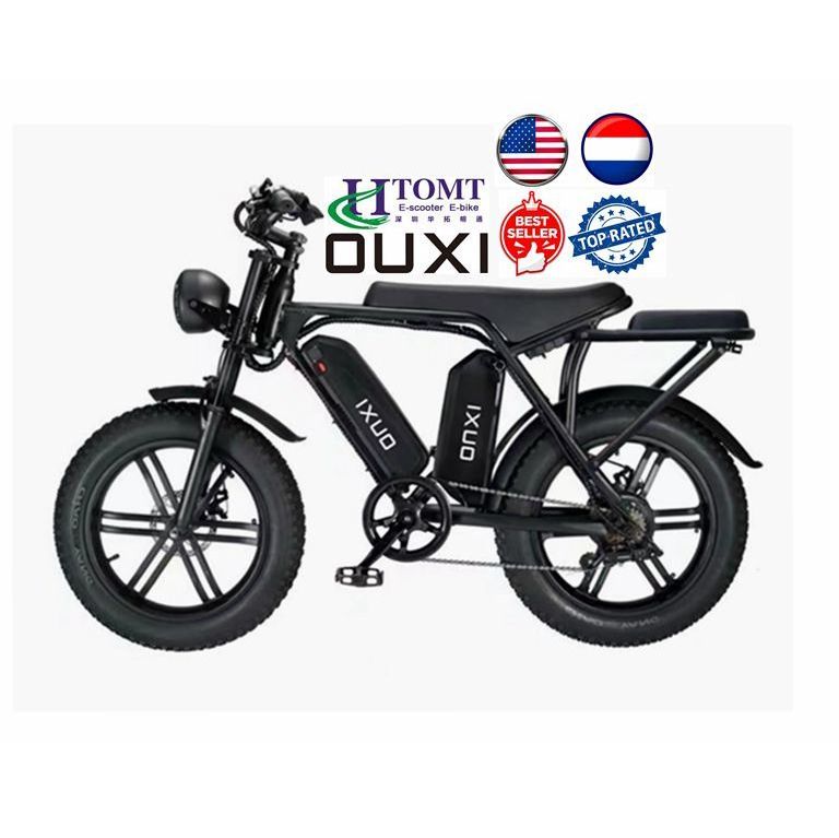 OUXI V8 Electric bike fat tire ebike double battery version 2.0 version duo battery