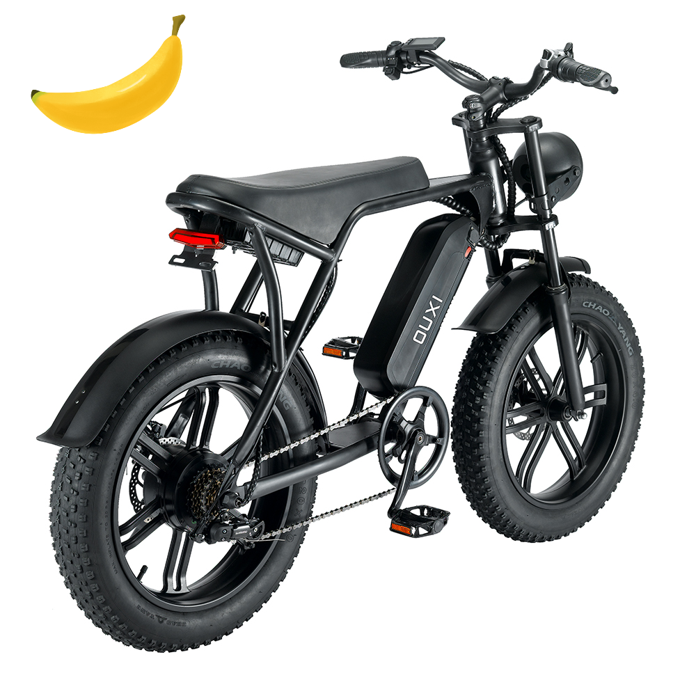 Ebike 750w Retro Chopper Fat Tire Electric Bicycles Electric Motorbike ebike electric bike