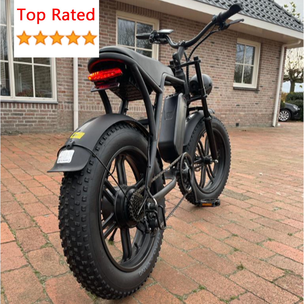 Best Electric Two Wheelers Eu Us Warehouse Dropshipping Fat Tyre Bike Cycle E Bicycle Motor Moped Less Than 50Cc