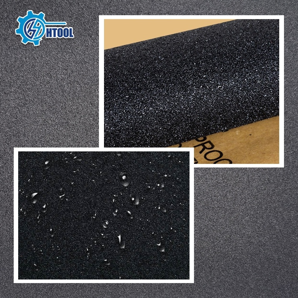 Htool Good Price 230*280mm Silicon Carbide Water Proof Sand Paper Abrasive Paper for Furniture