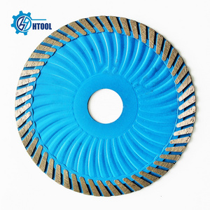 Diamond Wave Shaped Core Cutting Saw Blade 4.5Inch Wet Circular Cutting Disc for Porcelain Brick Masonry