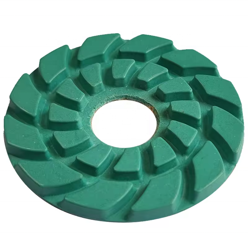 Htool 4inch Competitive Price Green Color Dry And Wet Use Buffing Polishing Pads for Concrete Quartz Stone Polishing