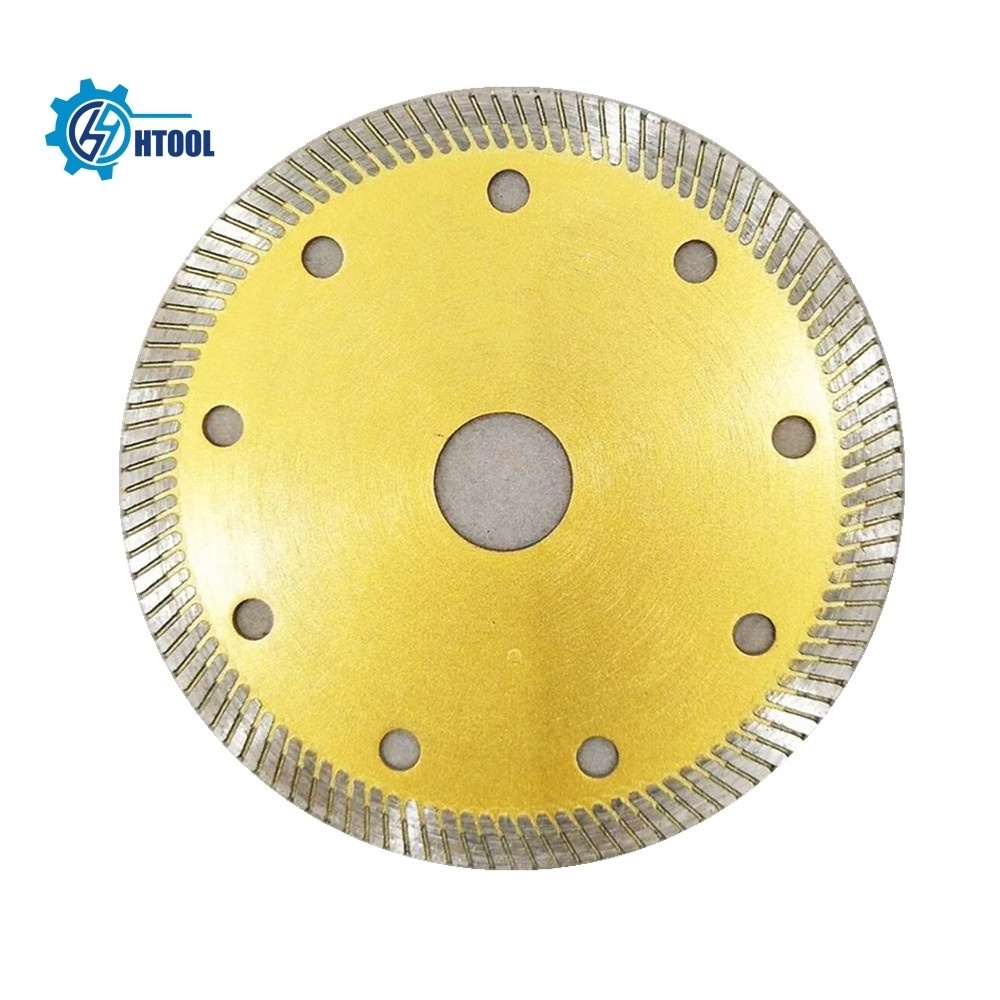 Diamond Turbo Saw Blade Hot Pressed Sintering Granite Wet Dry Cutting Blade for Cutting Slab