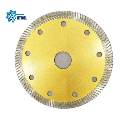 Diamond Turbo Saw Blade Hot Pressed Sintering Granite Wet Dry Cutting Blade for Cutting Slab