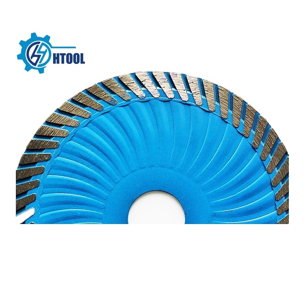 Diamond Wave Shaped Core Cutting Saw Blade 4.5Inch Wet Circular Cutting Disc for Porcelain Brick Masonry