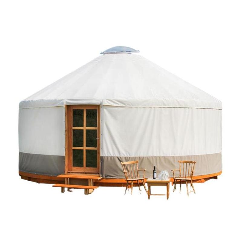 Luxury Canvas Waterproof Yurt Tent Wedding Party Home 8 Person Sleepover Safari Festival Circus Large Other Glamping Tent