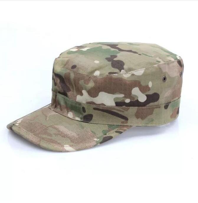 Cheap cp camouflage tactical outdoor breathable flat top hats for men