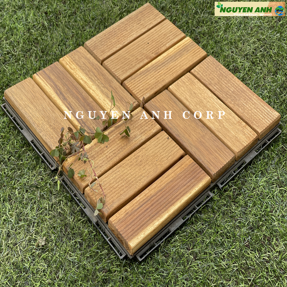 Custom wood plastic laminate balcony flooring tiles wpc outdoor terrace waterproof decking