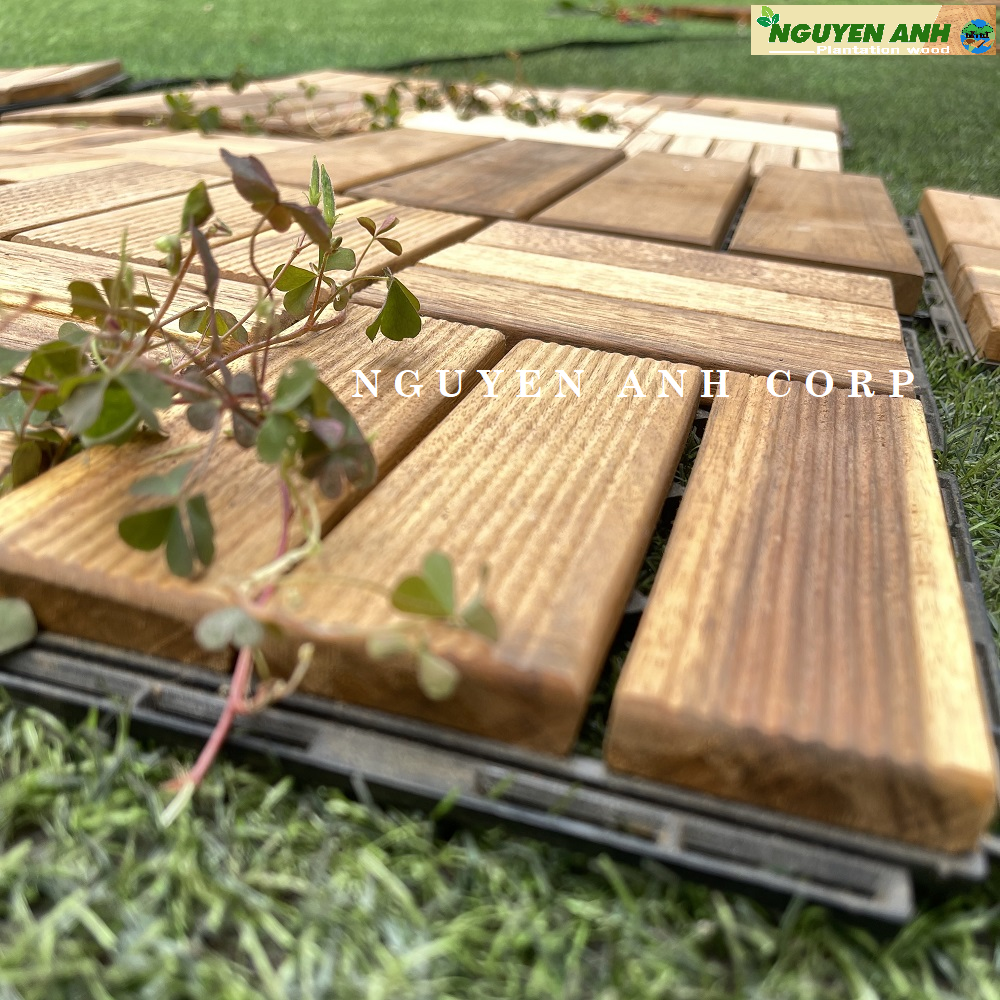 300x300mm Outdoor Floor Tiles Interlocking Decking Wood Plastic Base Deck Tiles