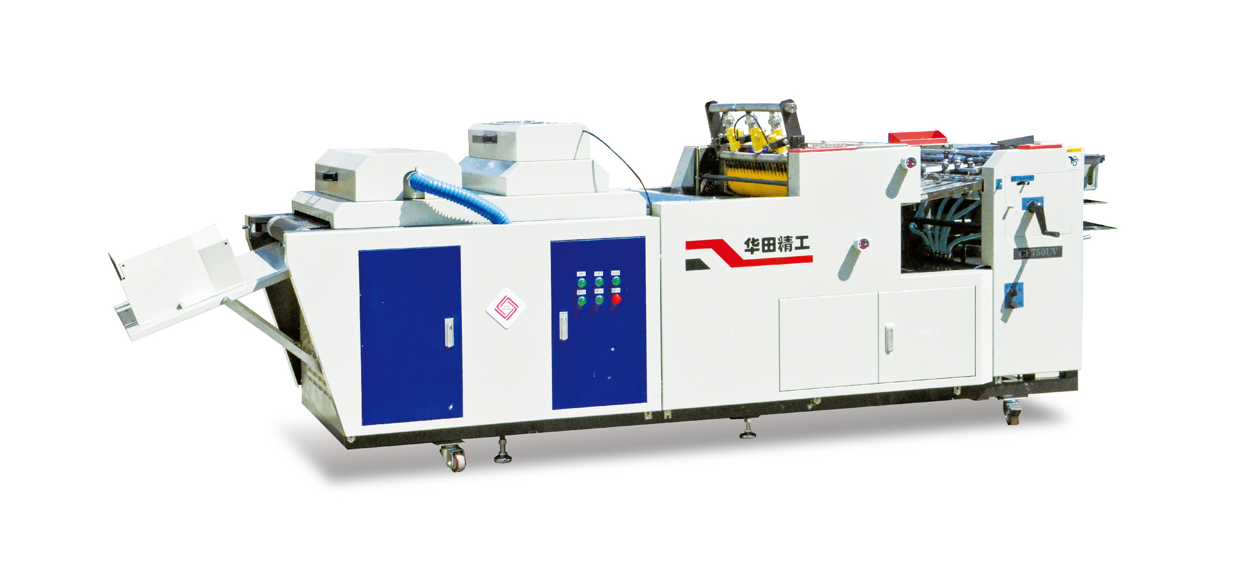 CF 650 UV semi automatic  coating machine with uv and IR light