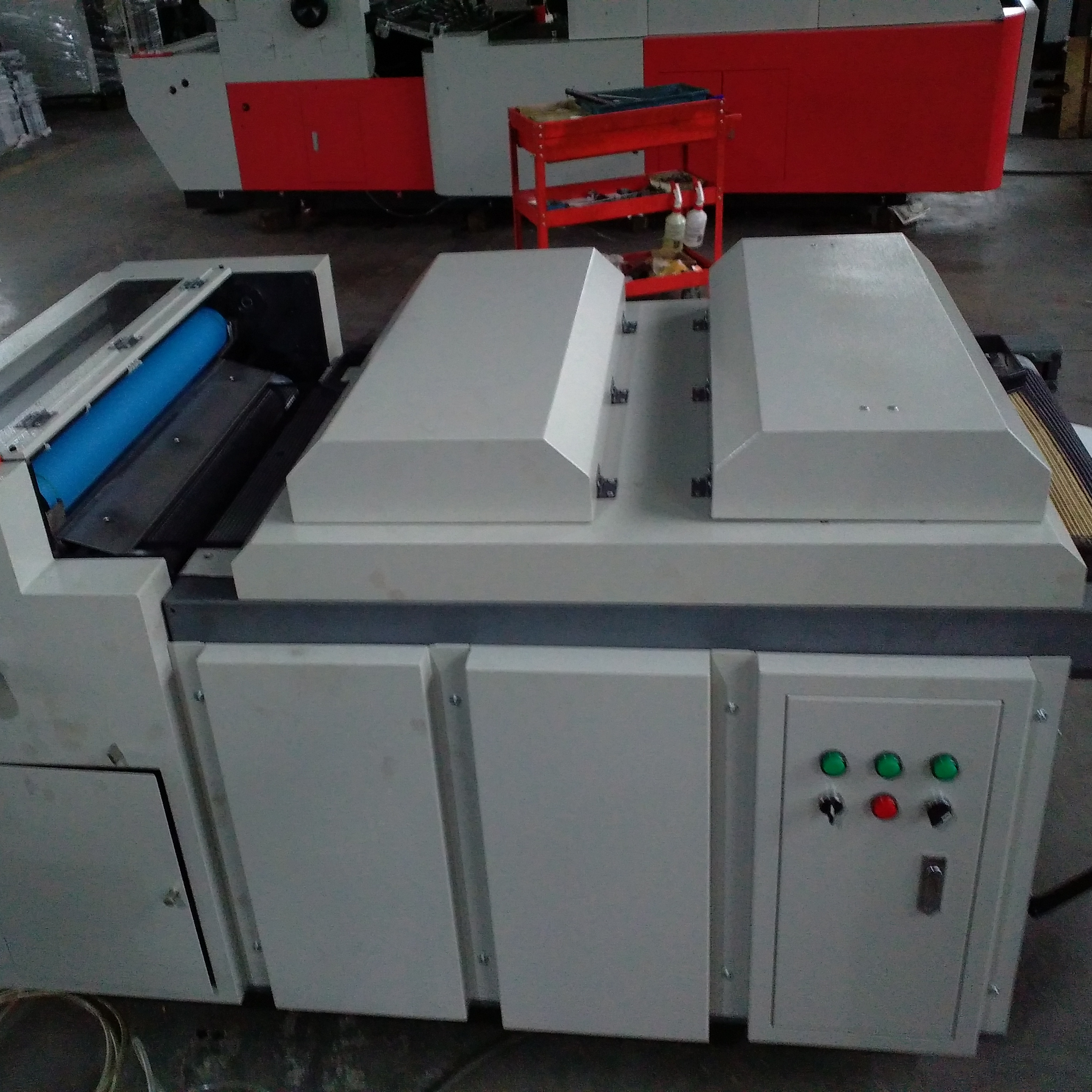 CF 650 UV semi automatic  coating machine with uv and IR light