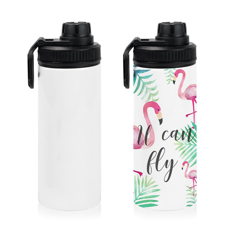 500ml 600ml 750ml Wholesale Hot Selling Sublimation DIY Aluminium Big Mouth Outdoor Sports Water Bottle