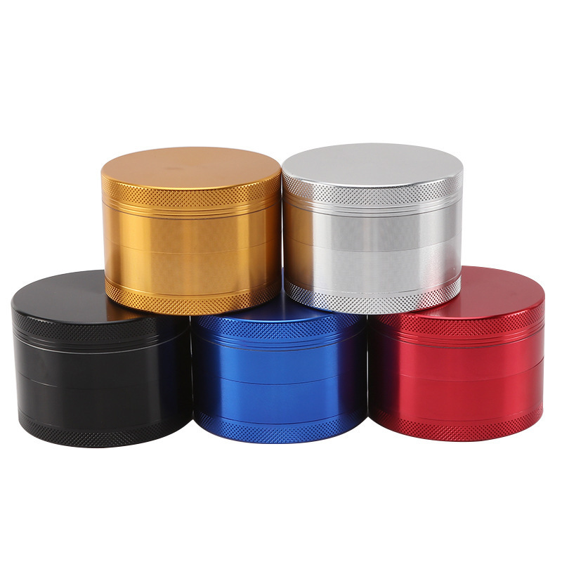 4 layer Smoking Herb Grinder Custom logo burnisher grinder mechanical custom herb grinder