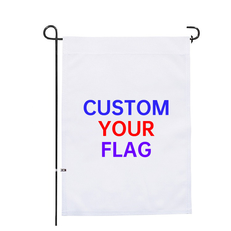 custom  beach flag Stand Outside Decorations Burlap Yard Flag Custom banner stand With Logo Outdoor flag